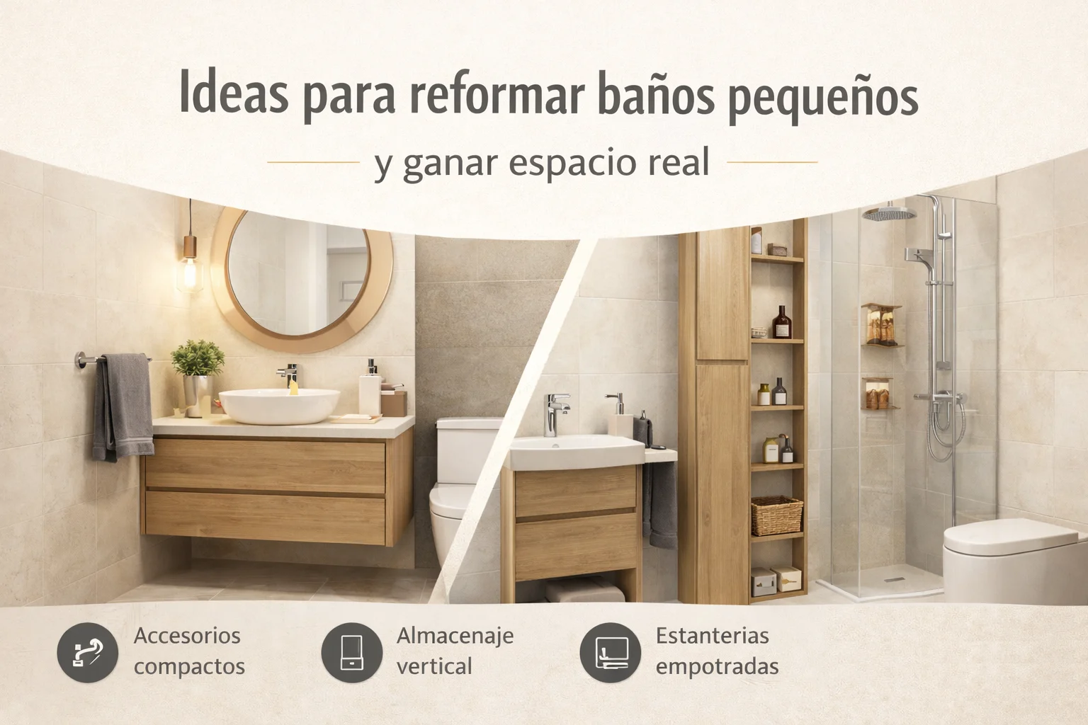 ideas para reformar baños pequeños