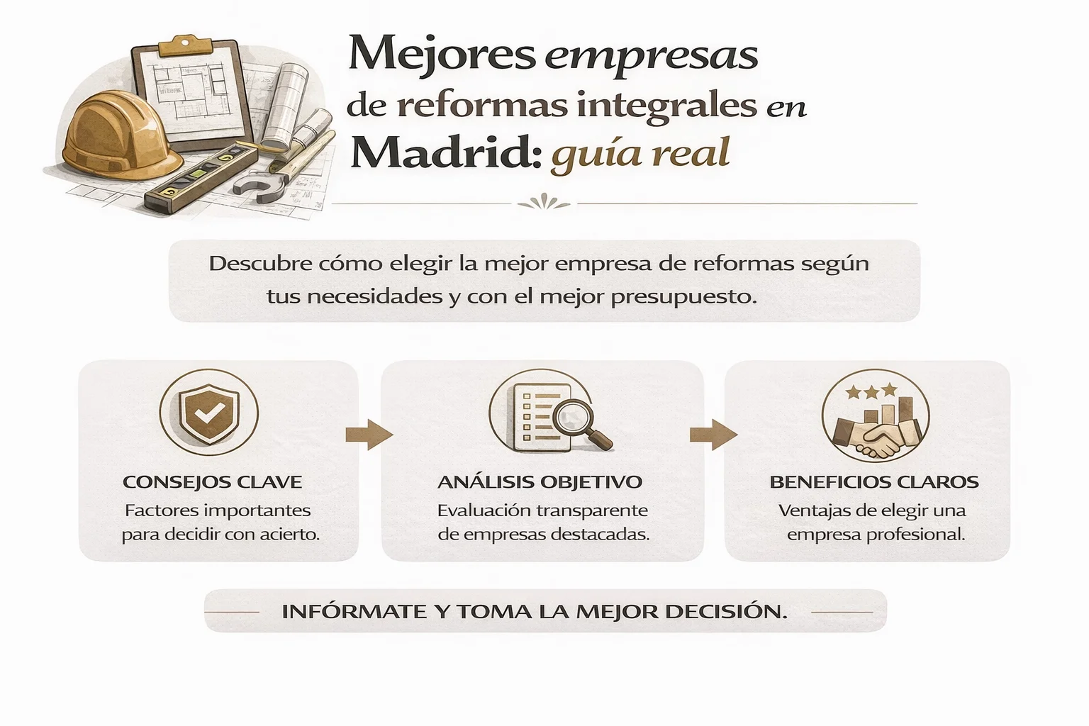 mejores empresas de reformas integrales Madrid