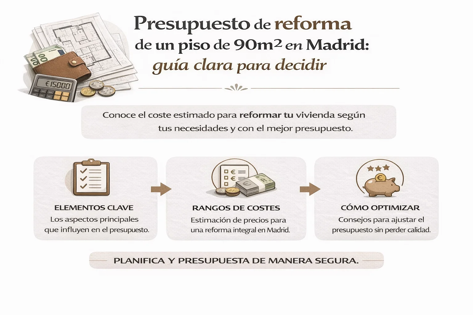 presupuesto reforma piso 90m2 madrid
