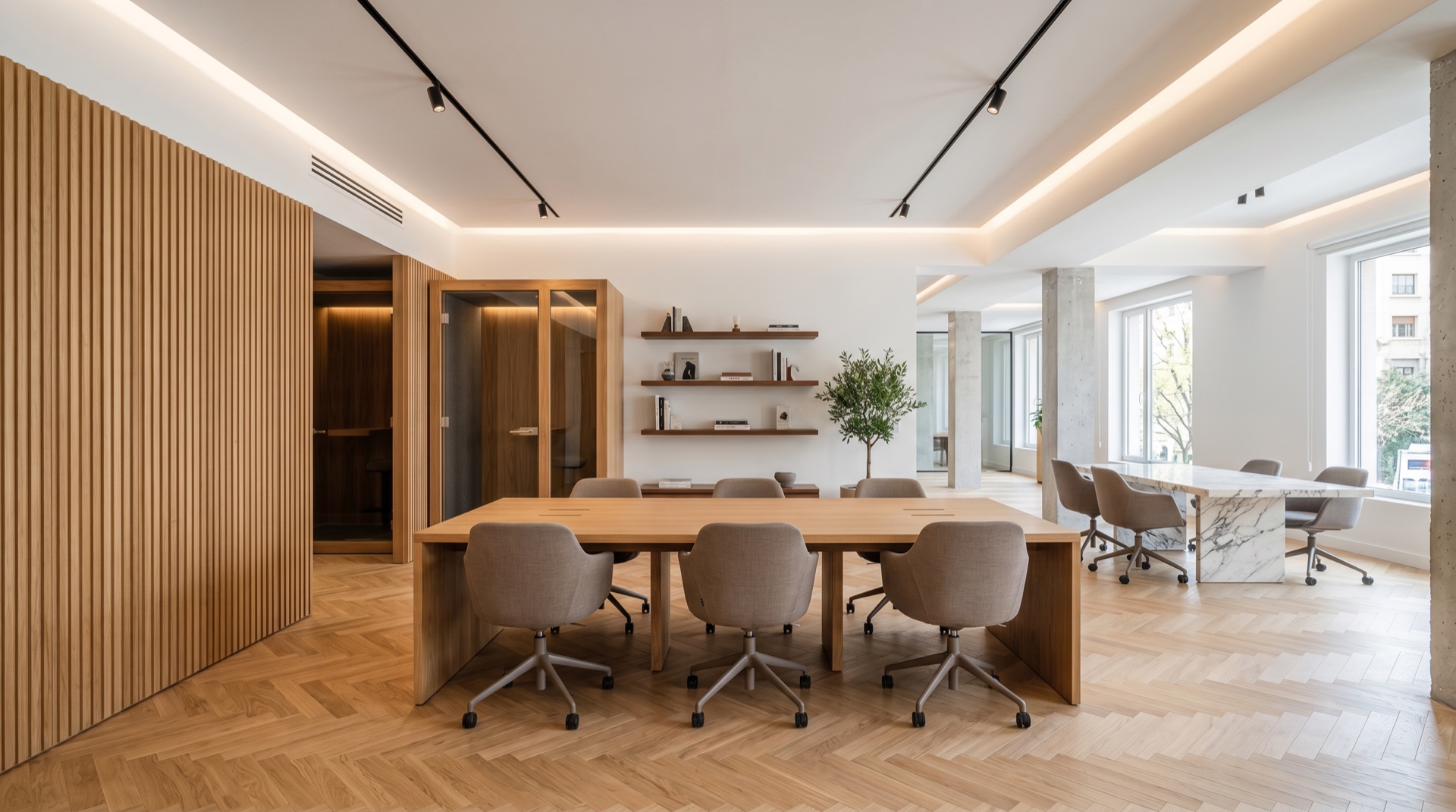 Coworking reformado en Madrid